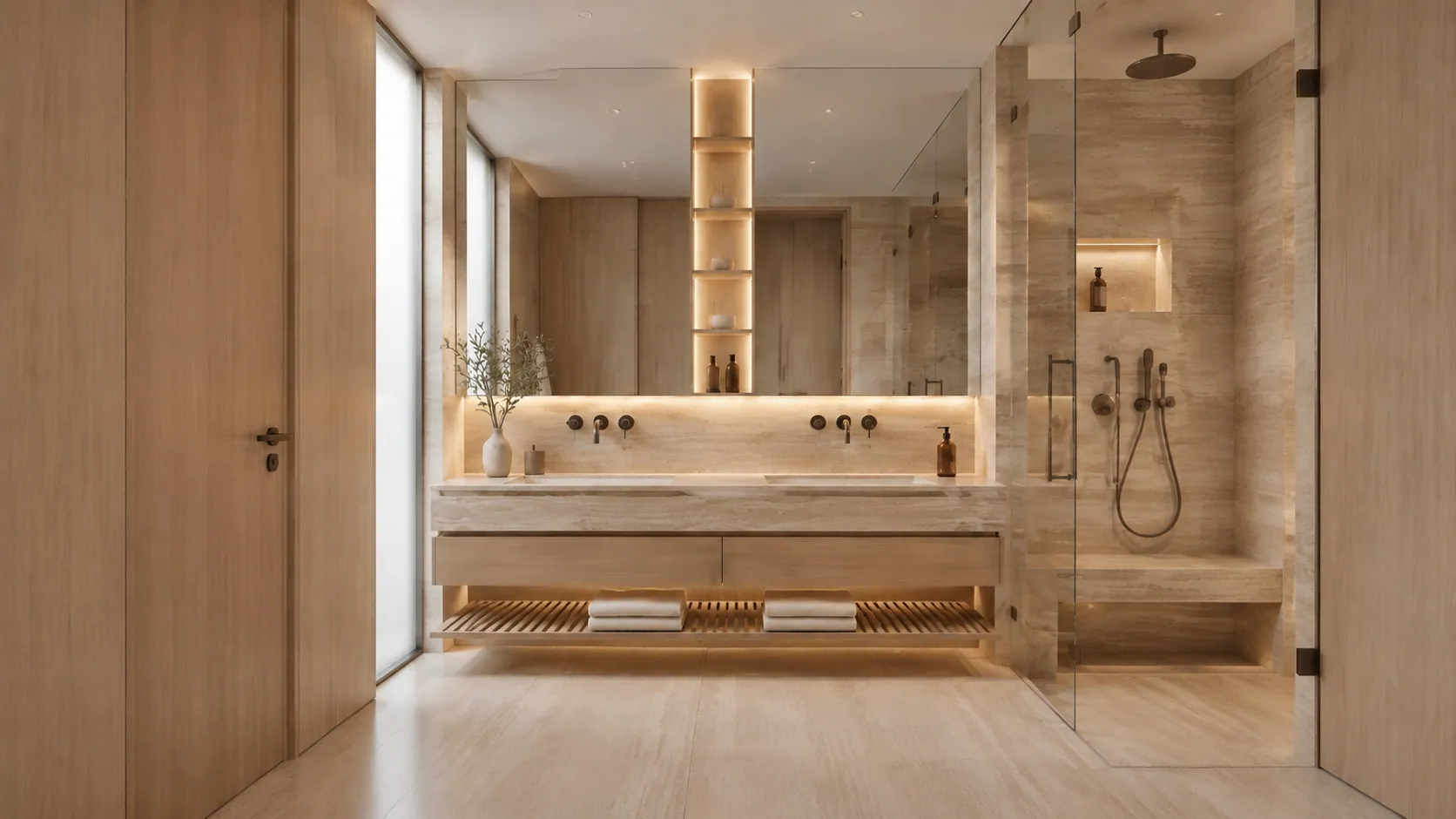 The bathroom