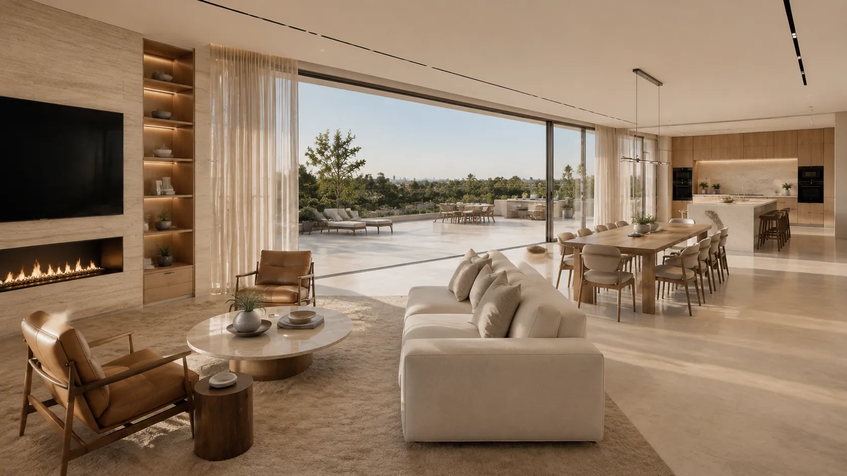 The living room